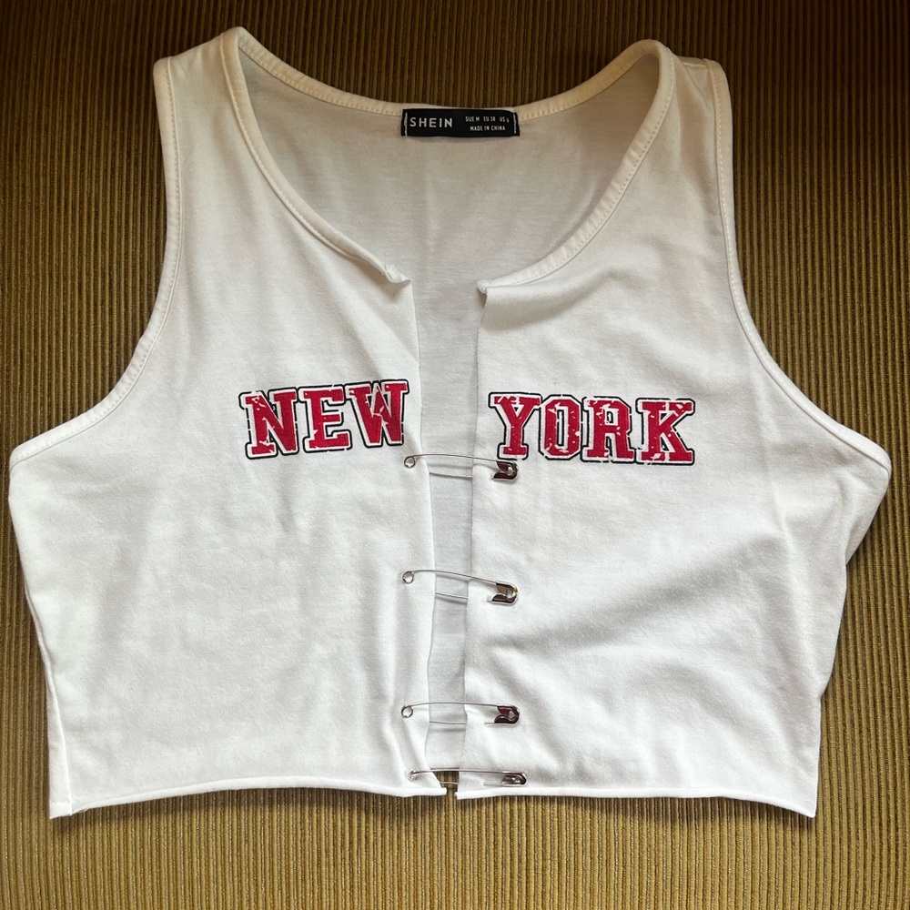 Shein M crop top